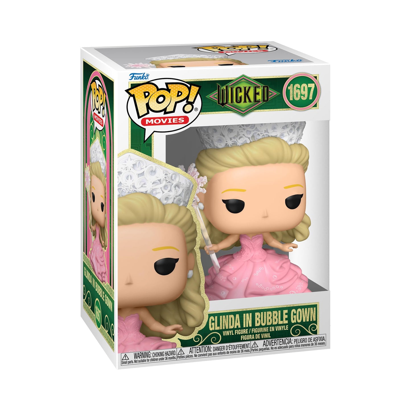 Funko POP Movies: Glinda in Bubble Gown - Wicked - Collectable Vinyl Figure - Gift Idea - Official Merchandise - for Kids & Adults - Movies Fans…
