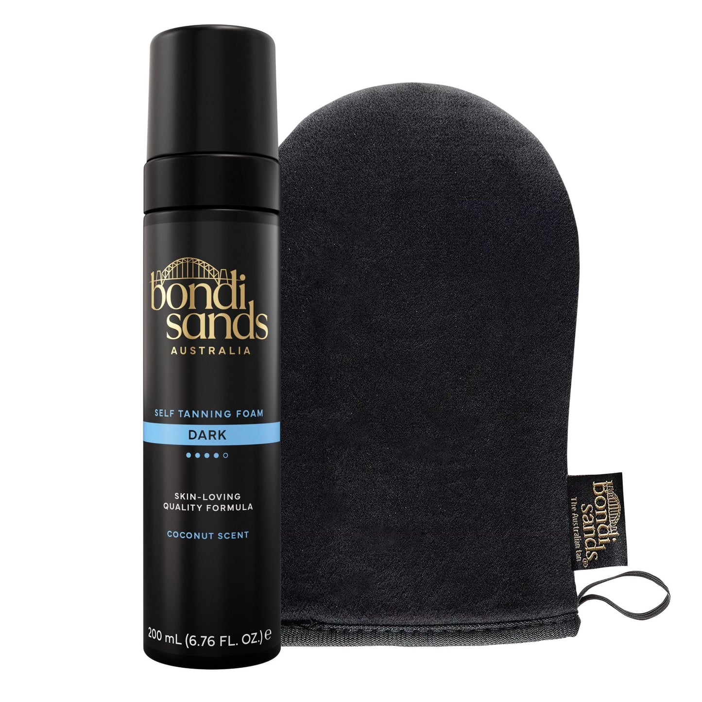 Bondi Sands Dark Self Tanning Foam + Application Mitt | Includes Lightweight Sunless Foam + Reusable Mitt for a Flawless Finish ($30 Value) Beauty and Personal Care Bondi Sands Default Title