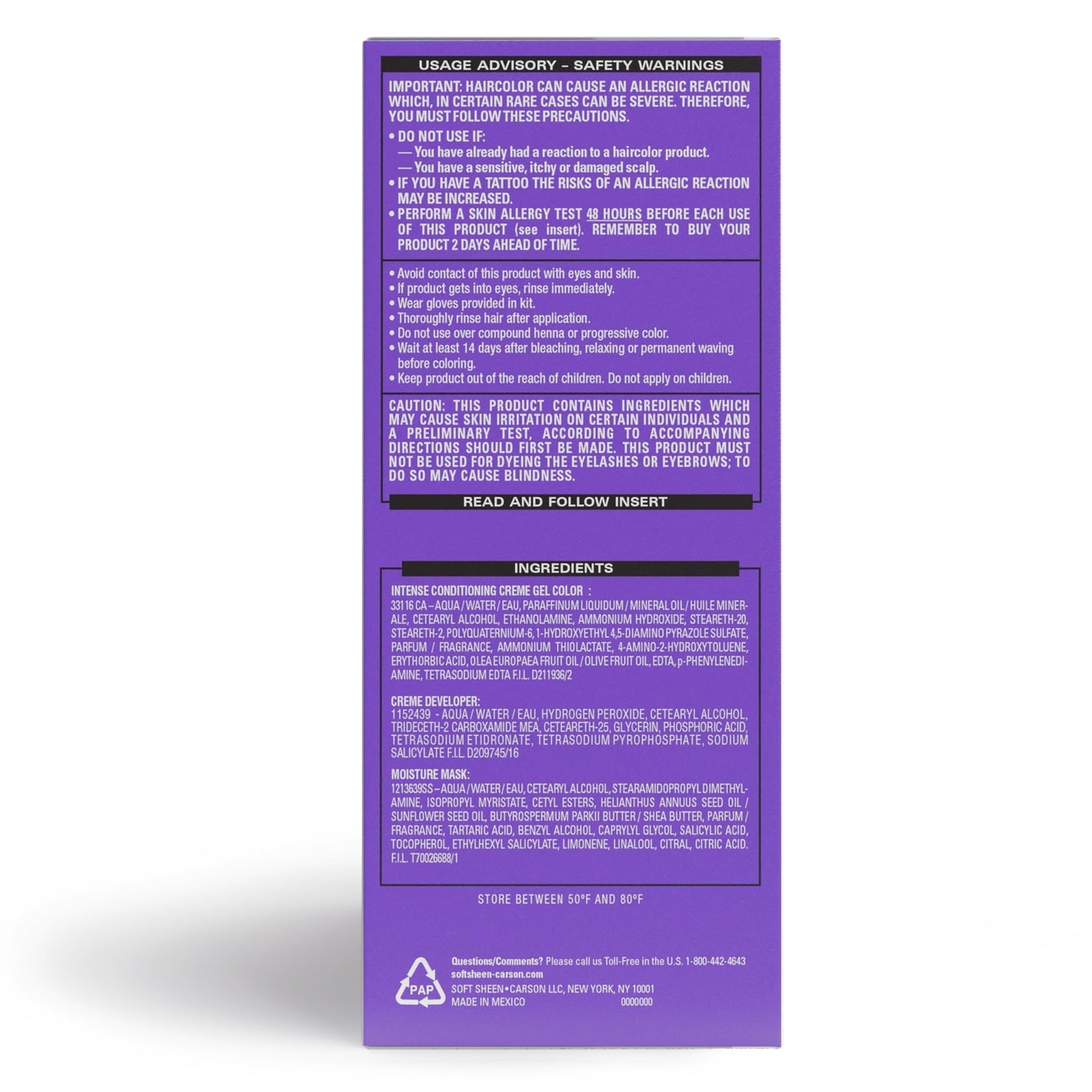 SoftSheen-Carson Dark and Lovely Ultra Vibrant Permanent Hair Color Go Intense Hair Dye for Dark Hair with Olive Oil for Shine and Softness, Spicy Red