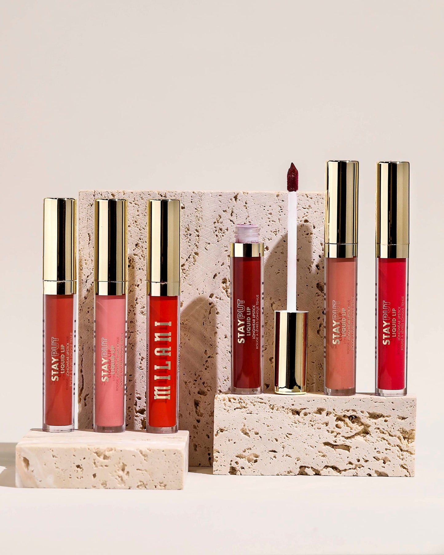 Milani Stay Put Longwear Liquid Lipstick - Smudge-Proof, Kiss-Proof, and Fade-Resistant Formula for All-Day Wear - The Moment