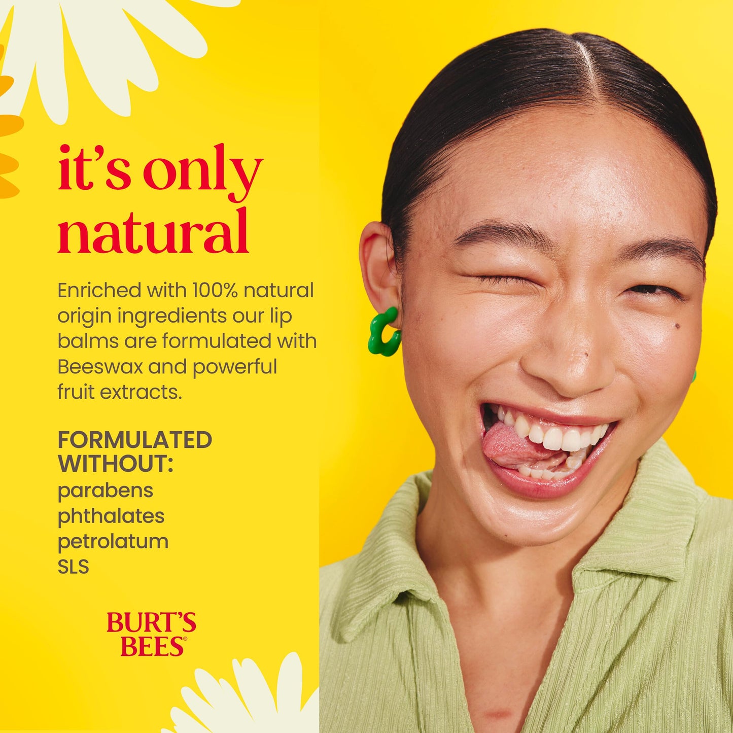 Burt's Bees 100% Natural Lip Balm, Wild Cherry and Vanilla Bean Blister Box, 0.3 Ounce, 2 Count