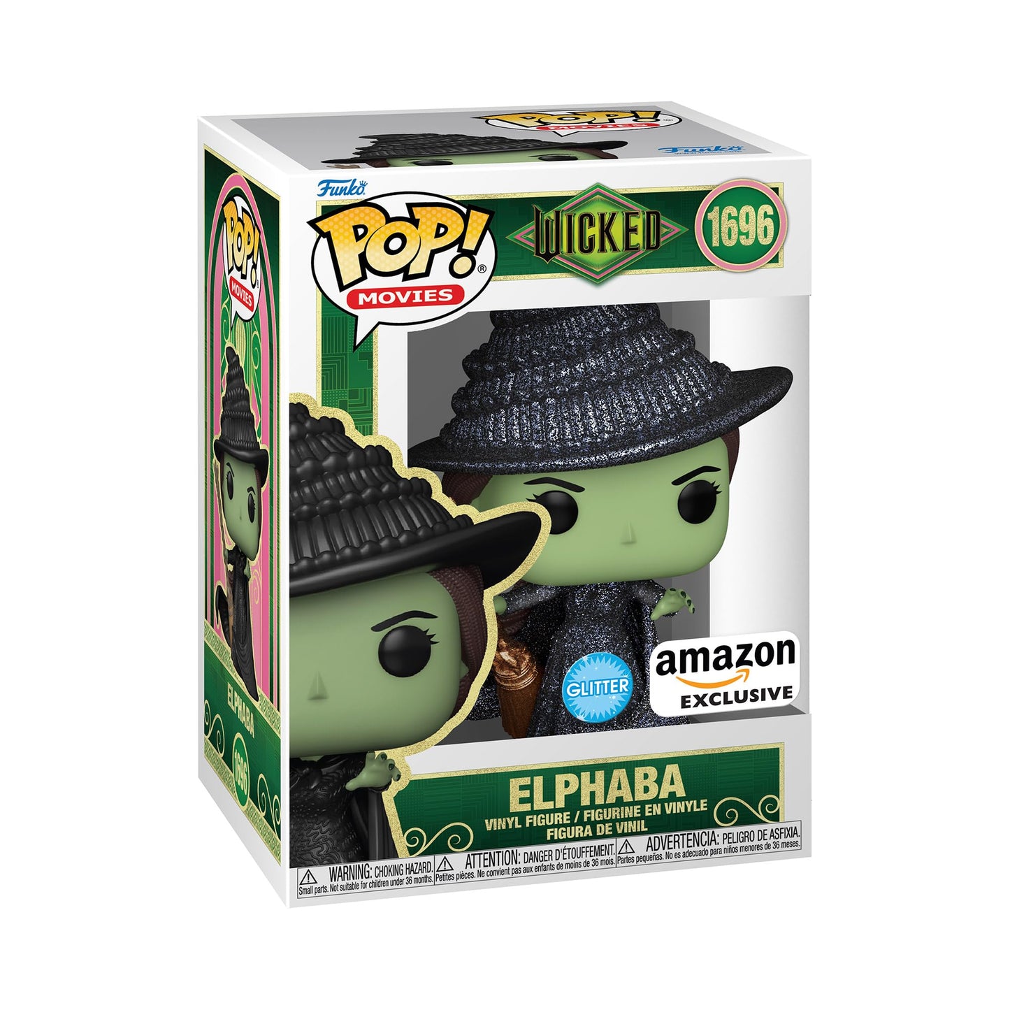 Funko POP Movies: Wicked - Elphaba - Glitter - Collectable Vinyl Figure - Gift Idea - Official Merchandise - for Kids & Adults - Movies Fans - Model…