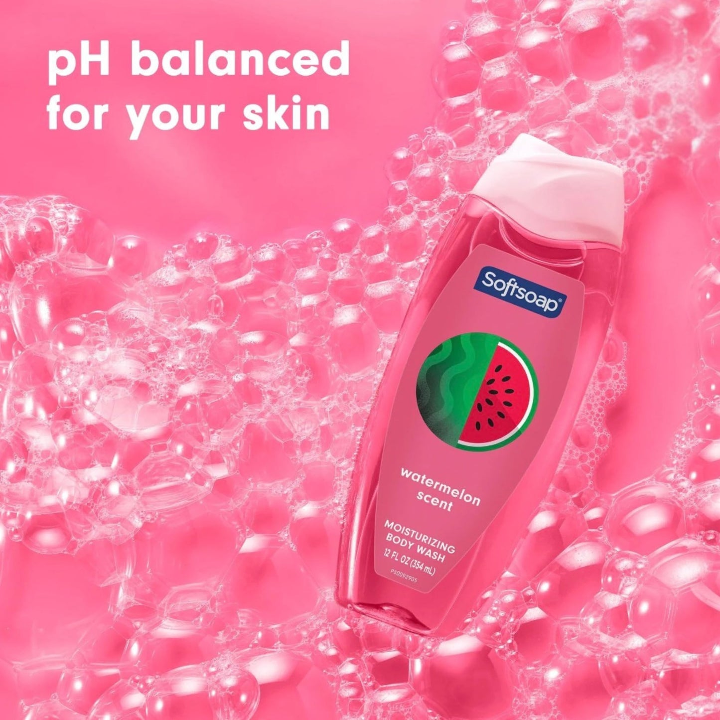 Softsoap Moisturizing Body Wash, Limited Edition Summer Scents, Blueberry and Watermelon, 12 oz, 2 Pack