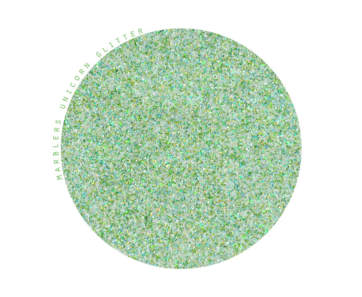 MARBLERS Holographic Face & Body Glitter [Unicorn Green] 0.18oz (5g) | Fine | Non-Toxic | Vegan | Cruelty-Free | Festival, Rave & Party Makeup | Eye