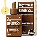 Keyoma Batana Oil for Hair Growth with Rosemary: Nourish & Detox Scalp for Thicker, Stronger, Longer Hair - 100% Organic Batana Oil from Honduras
