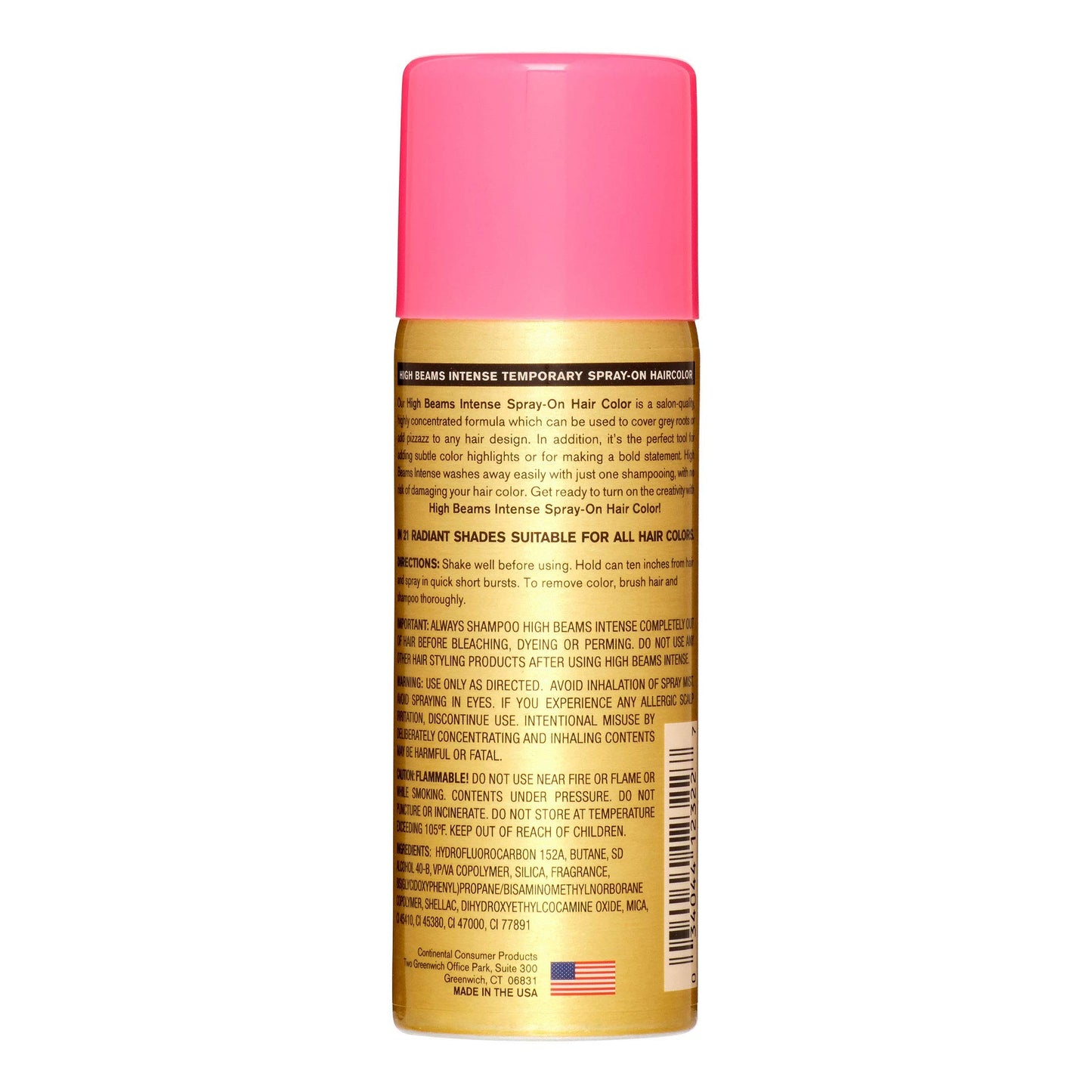 Salon Grafix High Beams Intense Temporary Spray On Hair Color Popstar Pink 2.7 oz
