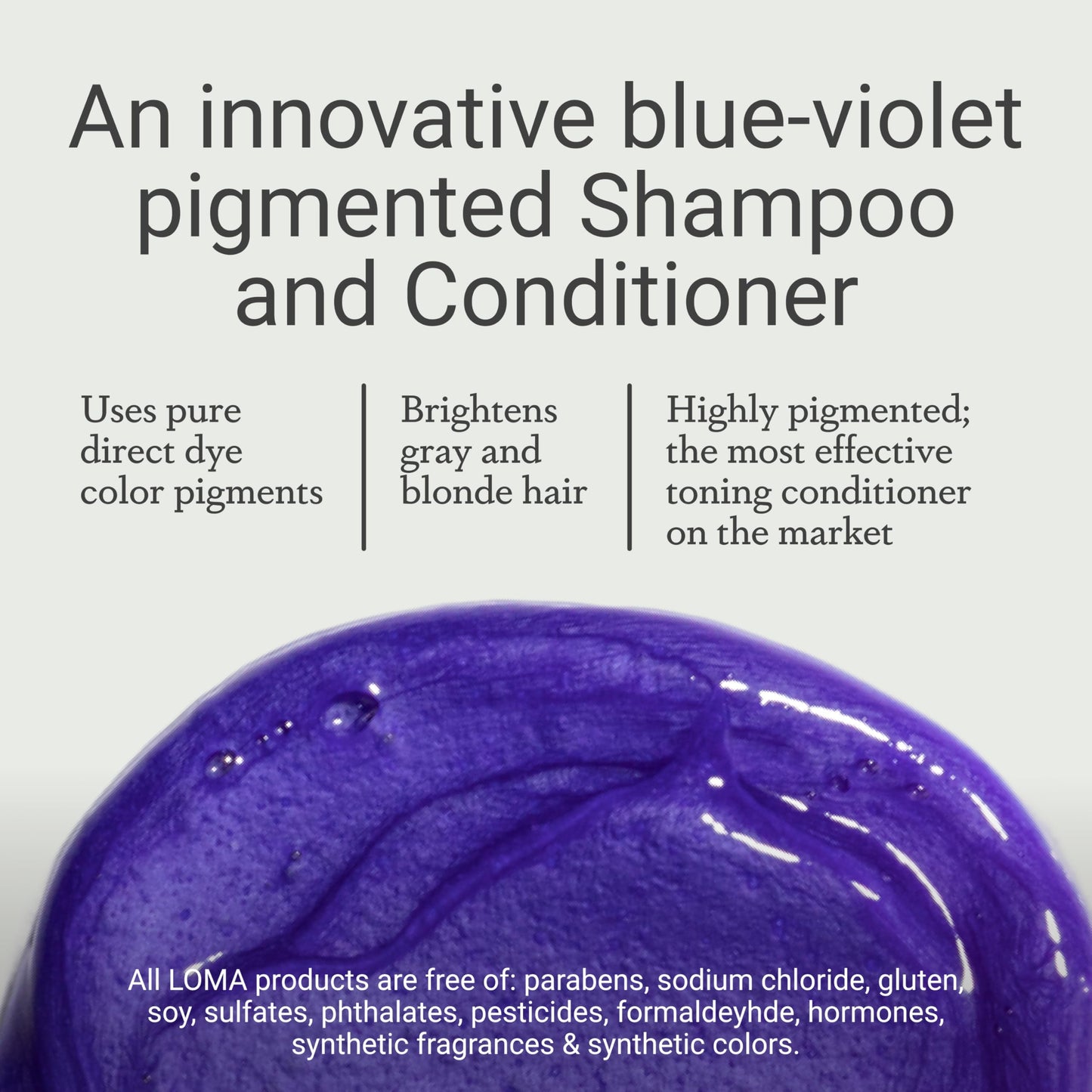 Loma Hair Care Violet Shampoo Violet Conditioner Duo, 12 Fl Oz , 2 Count (Pack of 1)
