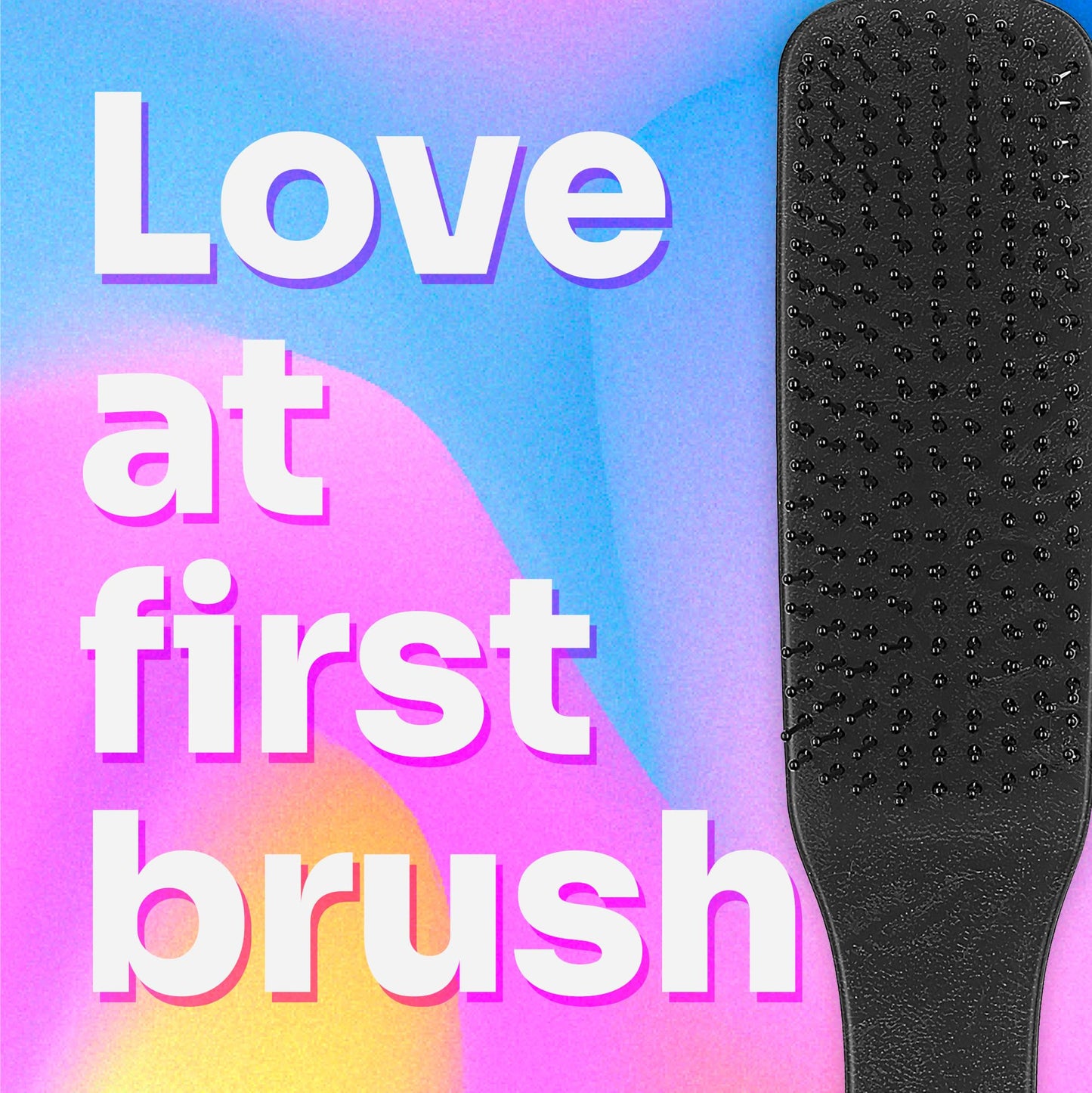 Wet Brush Detangling Hair Brush for Men, Black, Stimulates Scalp & Beard for Fuller Stronger Hair, Intelliflex Detangler Help Bristles Promote Growth Beauty and Personal Care Wet Brush