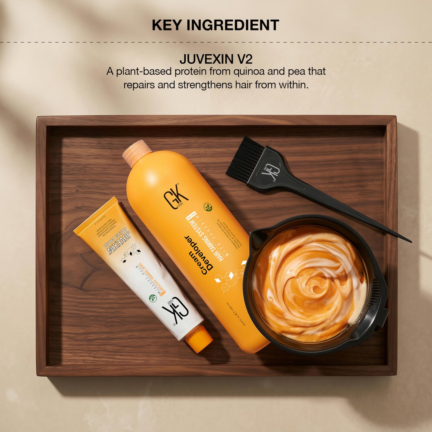 Global Keratin GK HAIR Professional Hair Creme 10 Volume Developer 33.8 Fl Oz for Hair Coloring Bleach - High-Performance Long Lasting Semi-Permanent