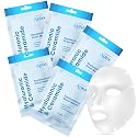 Radiant Aura Ceramide & Hyaluronic Acid Sheet Mask - Dermatologist Tested, Anti Aging, Korean Skin Care - Hydrates, Plumps Fine Lines, Supports Skin