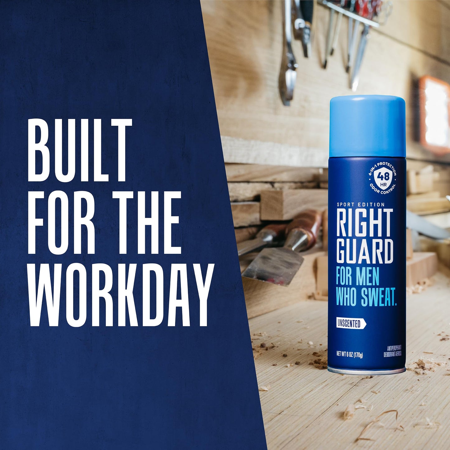 Right Guard Sport 6 Ounce Aerosol Unscented 48Hr Antperspirant (Pack of 2) Beauty and Personal Care Right Guard