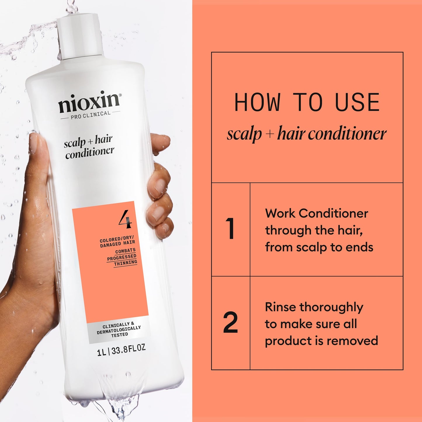 NIOXIN System 4 | Scalp Care | Thickening Conditioner | Colored Dry Hair Beauty and Personal Care NIOXIN