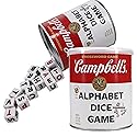 TDC Games Campbell's Alphabet Dice Game, Great for Party Favors, for Travel, Camping Family Game Night, Yard Games for Adults and Family