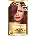 L'Oreal Paris Superior Preference Luminous Fade-Defying Permanent Hair Color, Hair Dye For Up to 9 Weeks of Radiance, Intense Dark Red RR-04, 1 Hair