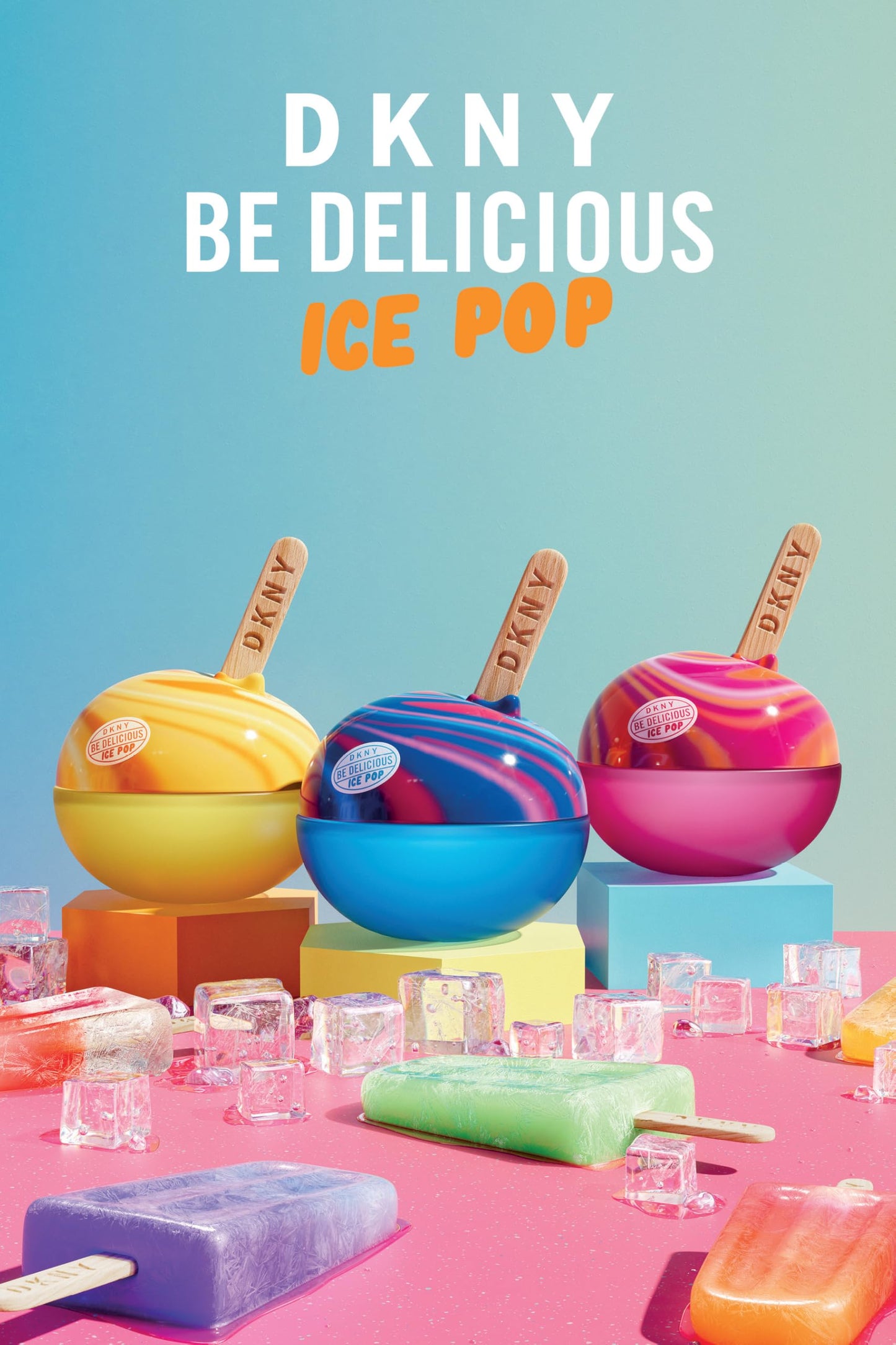 DKNY Be Delicious Ice Pop Eau de Parfum Perfume Spray For Women, Citrus Splash, 1.7 Fl. Oz.