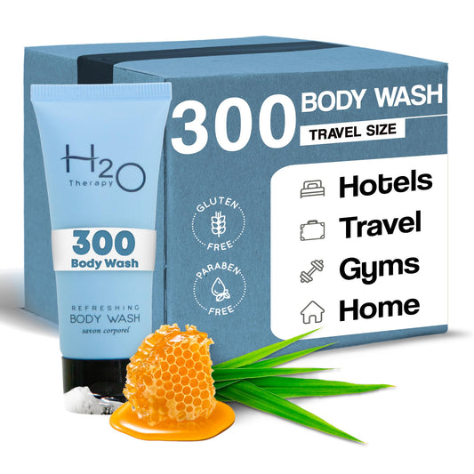 H2O Therapy Body Wash Soap, Travel Size Hotel Hospitality, 1 oz (Case of 300) Beauty & Personal Care H2O Therapy