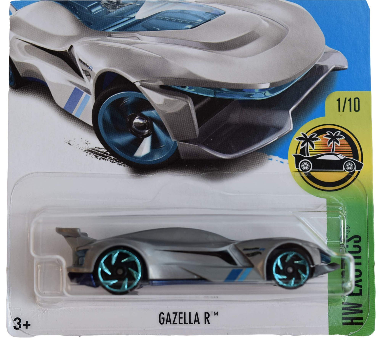 Hot Wheels Exotics 1/10 Gazella R 358/365, Silver