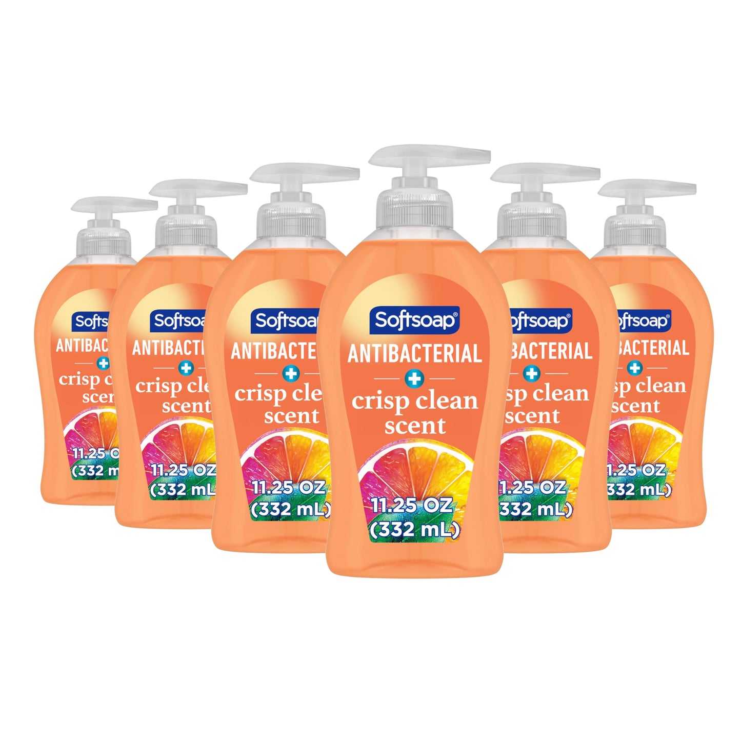 Softsoap Antibacterial Liquid Hand Soap, Crisp Clean Scent, 11.25 Ounce, 6 Pack Beauty and Personal Care Softsoap Default Title