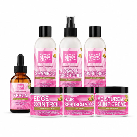 GOOD2GRO Complete Hair Growth Bundle - Supports Thicker, Fuller-Looking Hair & Reduces Appearance of Thinning - 100% Vegan, Cruelty-Free Hair Care Set Beauty & Personal Care Gold Banner Beauty Products
