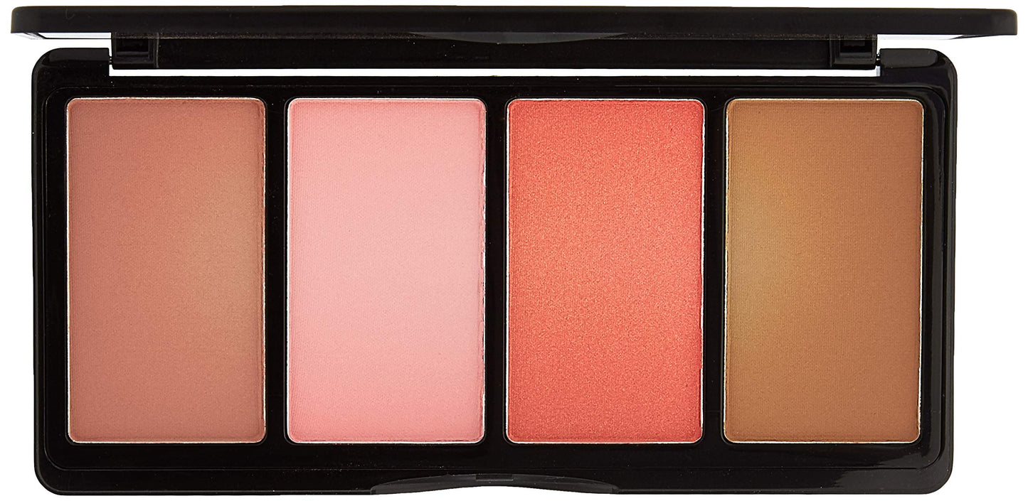 L.A. Girl Fanatic Blush Palette, Blushed Babe GBL422