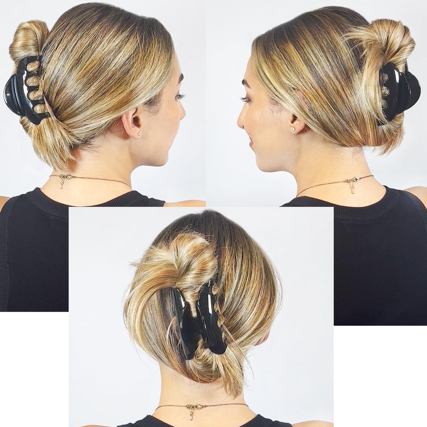 Camila Paris CP2385 French Hair Clip for Women for Thick Hair for Long Curly Wavy Hair, Large, Girls Hair Claw Clips Jaw Styling Hair Accessories