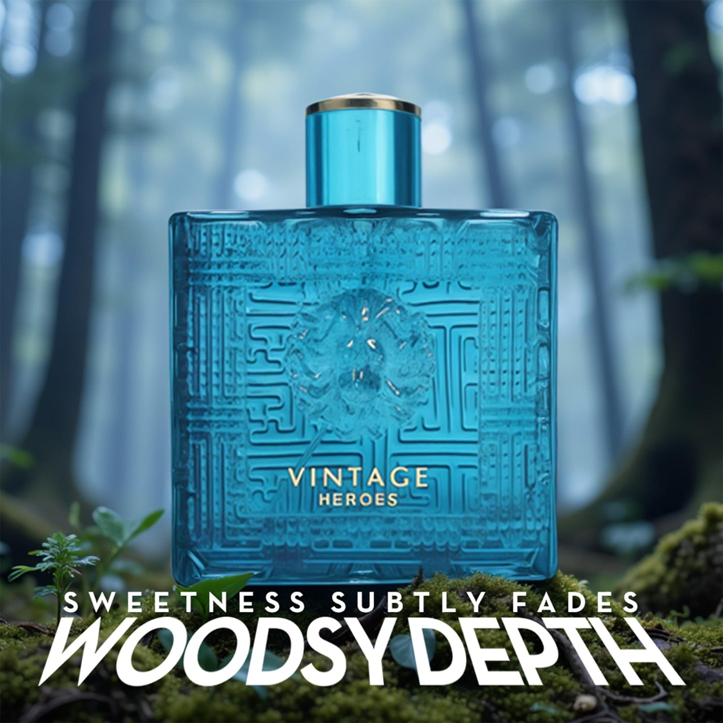 A CENTER Vintage Hero Men Perfume Cologne for Men Natural Spray Masculine Scent Wonderful Fragrance Gift Eau De Parfum for Daily Use 3.4 Fluid Ounce Beauty & Personal Care A CENTER