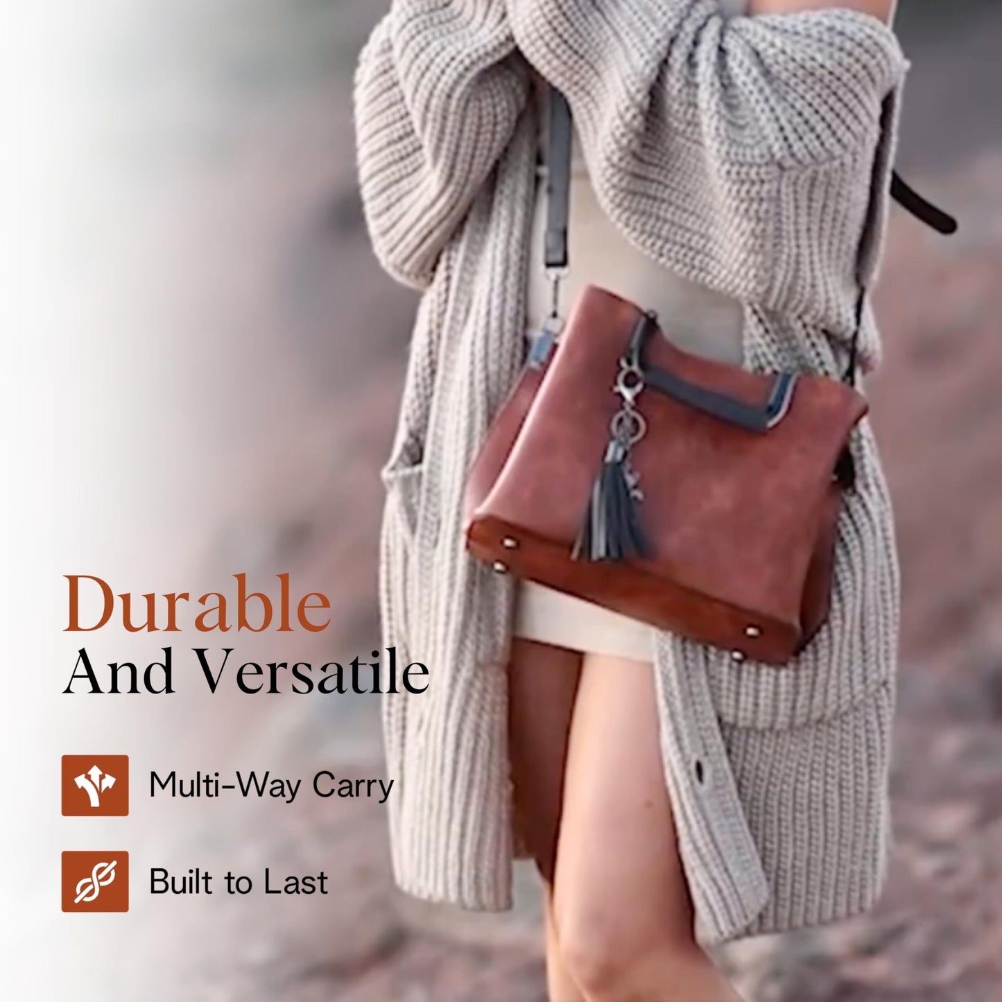 rofozzi Small Vegan Leather Purse for Women, Top Handle Purse, Women’s Shoulder Handbags, Leather Satchel Bag