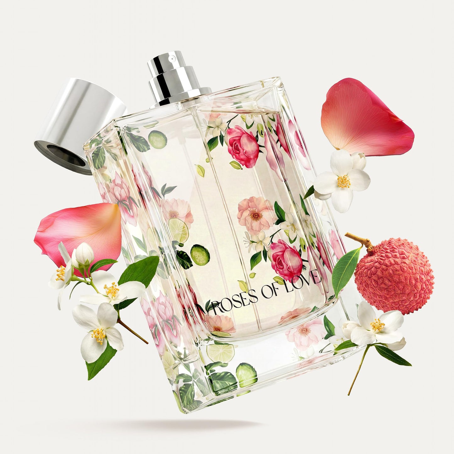 Kumbra With Love Roses of Love Eau de Parfum 100ML - Floral Perfume for Women - Long-Lasting Romantic Scent with Litchi, Rose, Jasmine, Vanilla Beauty & Personal Care Kumbra With Love