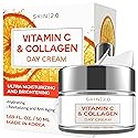 Skin 2.0 Vitamin C & Collagen Face Moisturizer - Dermatologist Tested, Anti-Aging, Skin Tightening - Brightening, Clean Beauty, Cruelty-Free, Korean