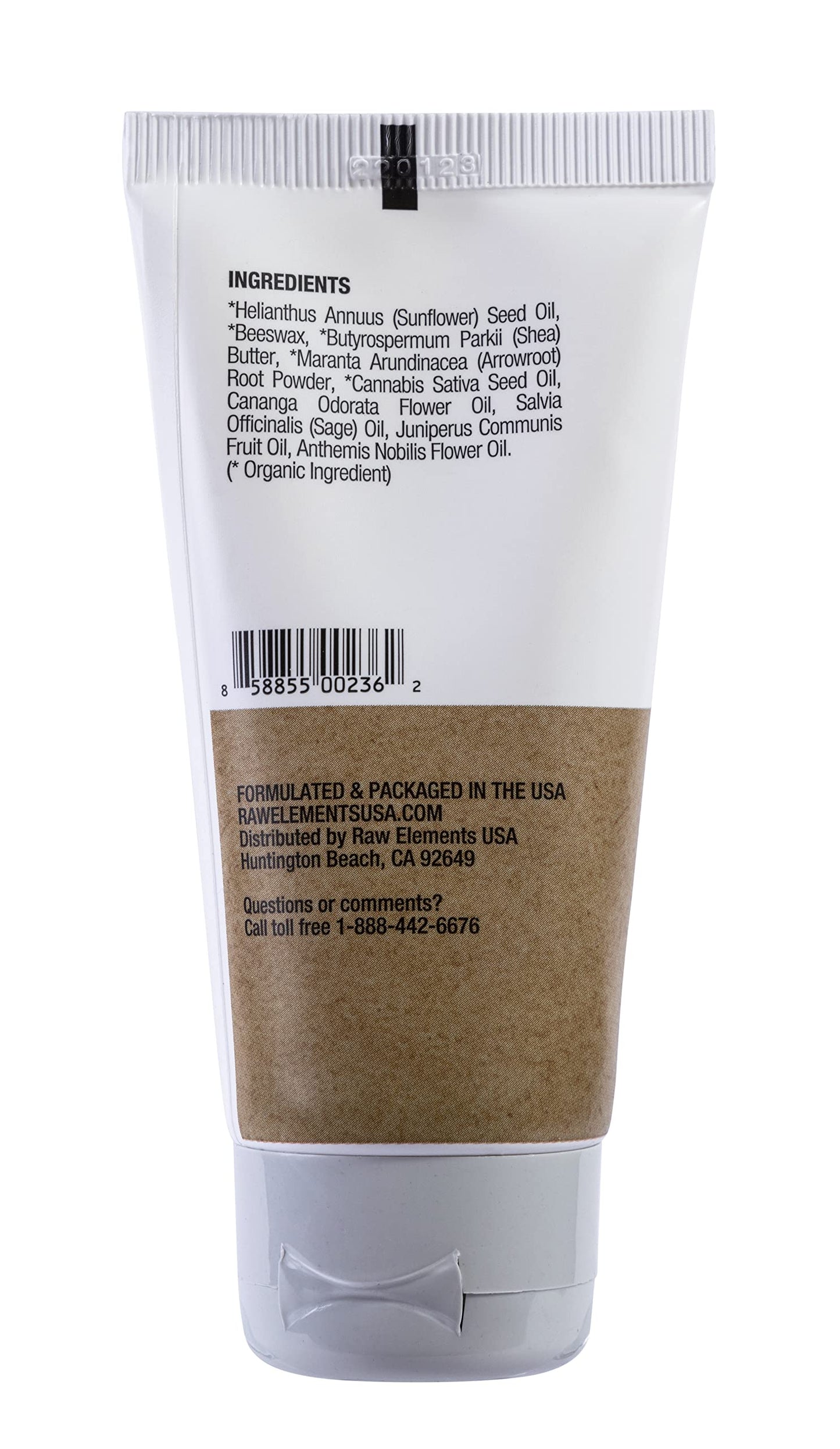 Raw Elements All Season Face + Body Skin Salve - Heal and Rejuvenate with Shea Butter, Hemp, and Chamomile in Bio-Resin Travel Size Body Lotion, 1.8