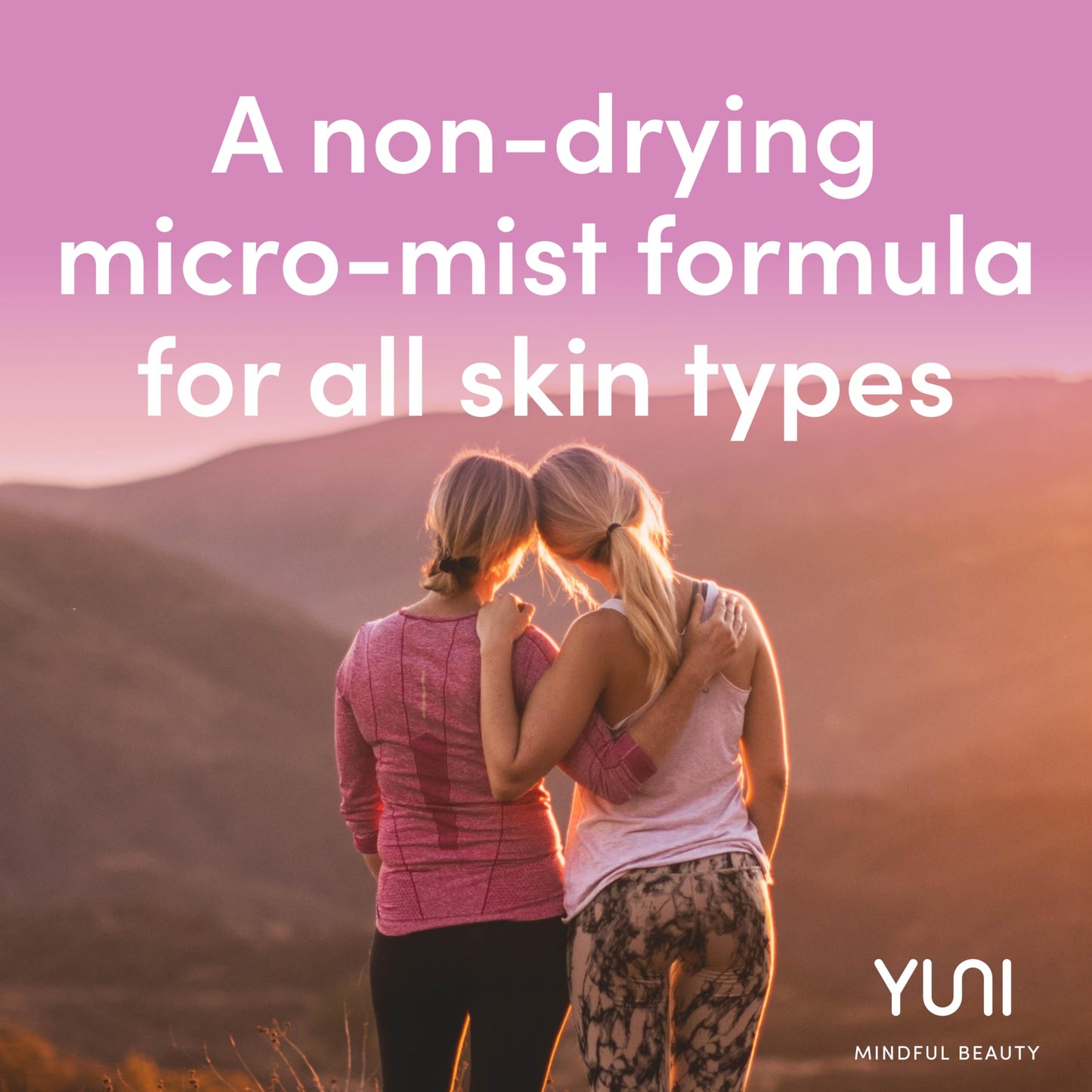 YUNI Beauty Calming Body Mist (4oz) My OM World - Natural Aromatic Oils - Relaxing Stress Relief - Promotes Focus & Clarity - All Natural