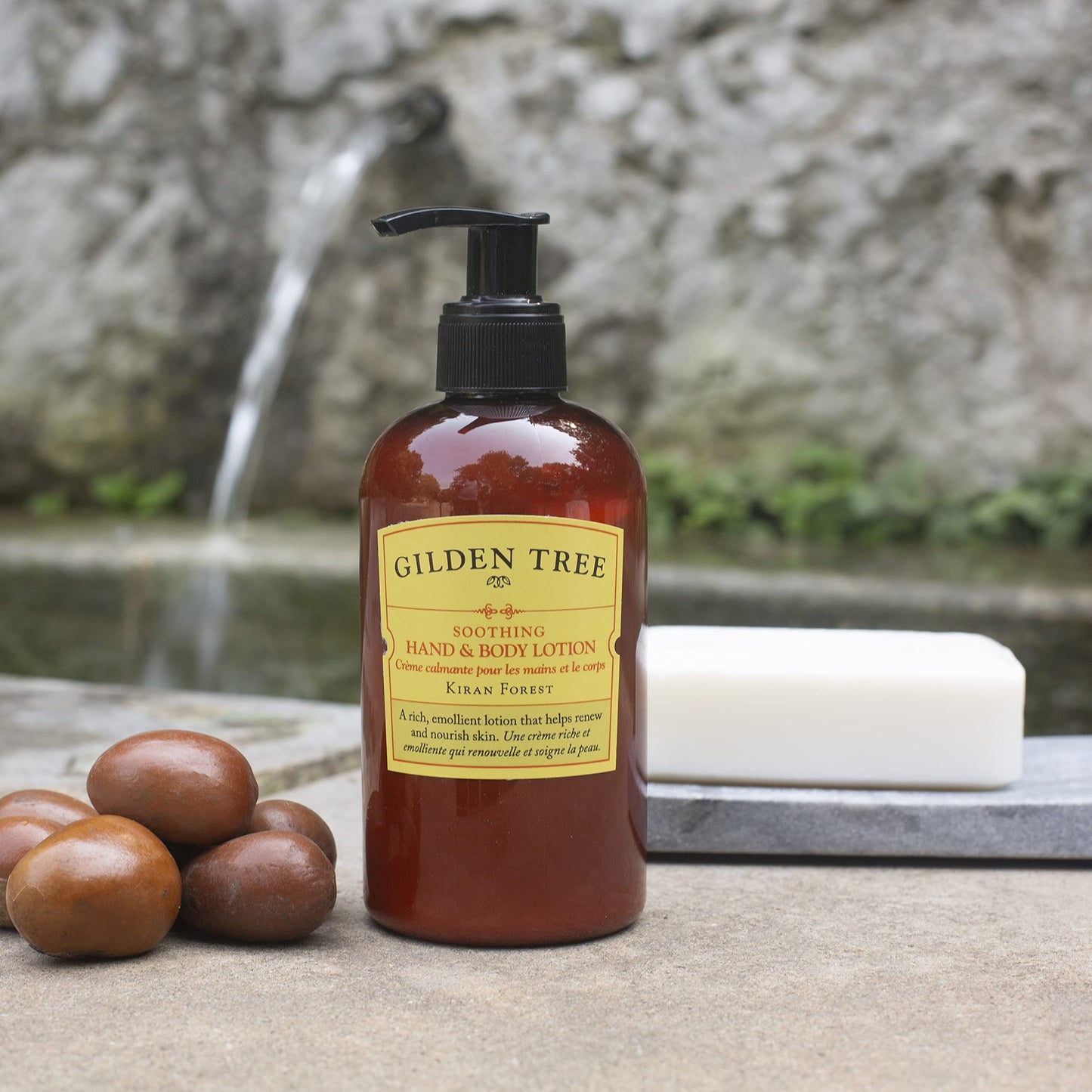 GILDEN TREE Soothing Hand & Body Lotion with Organic Aloe Vera and Shea Butter, 8 ounce pump, Heals Dry Skin and Softens Rough, Bumpy, Flaky Dead Skin