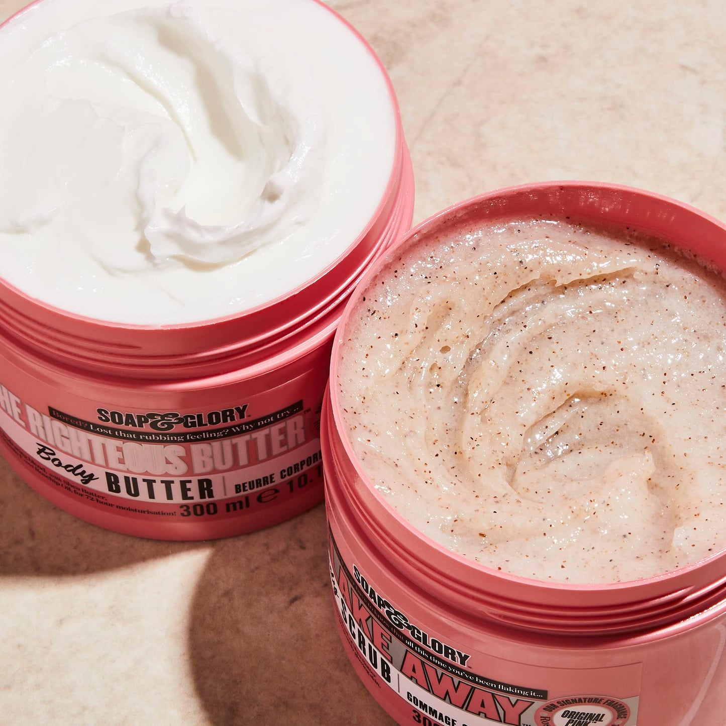 Soap & Glory The Righteous Moisturizing Body Butter - Hydrating Vegan Body Moisturizer for Dry Skin with Shea Butter, Vitamin E & Rosehip Seed Oil