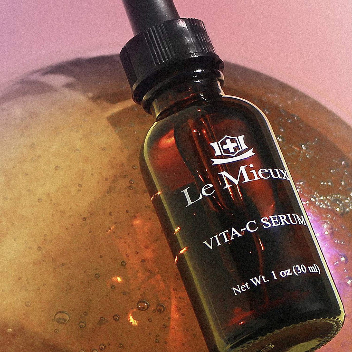 Le Mieux Vita-C Serum - Concentrated Vitamin C & Glutathione Antioxidant Facial Serum for Glowing Skin, VIT C Face Serum to Address the Appearance