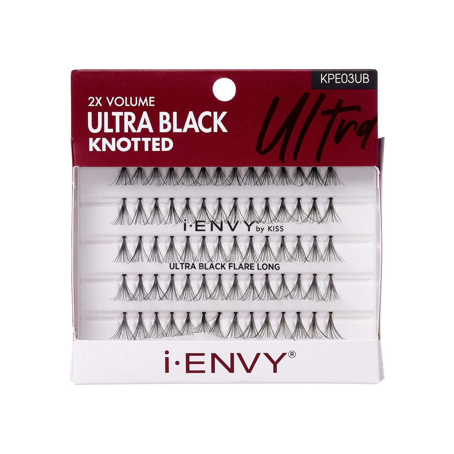 iENVY Ultra Black Individual Lashes 3 Pack Long Black