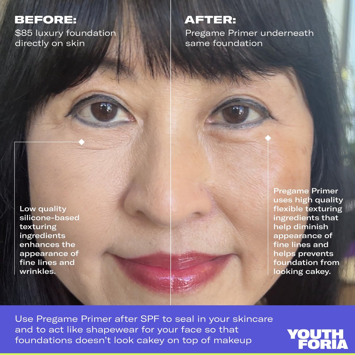 Youthforia Pregame Primer, Daily Protective, Hydrating Face Primer, Grips Makeup & Locks In Moisture For A Soft-Radiant Glow, Vegan & Cruelty-Free