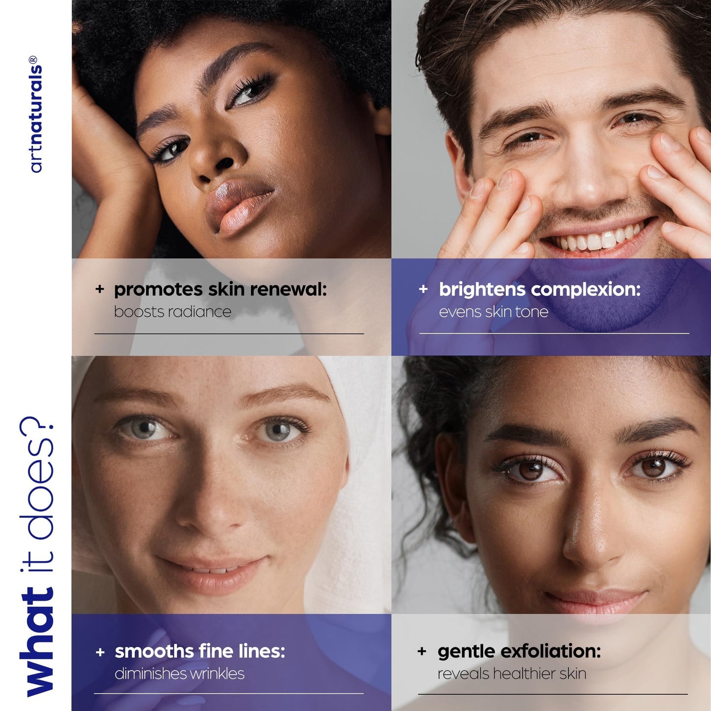 artnaturals Glycolic Serum - Face Serum - Vitamin C and Aloe Vera - Exfoliates and Minimizes Pores, Reduce Acne, Breakouts, and Appearance of Aging