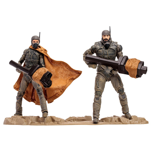 McFarlane Toys Dune: Part Two Stilgar & Shishakli 7-Inch Action Figures 2-Pack Gold Label - Incredibly Detailed Fremen Leaders with Ultra…