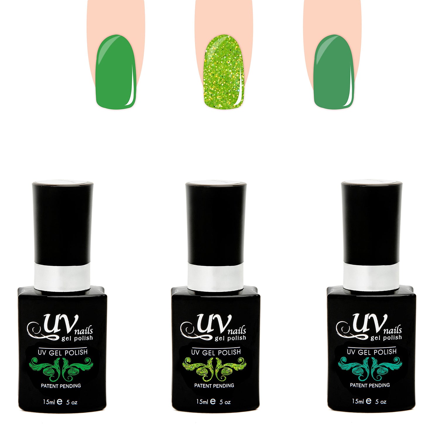 UV-Nails Hebe Set of 3 UV or LED gel polish Beauty & Personal Care UV-NAILS