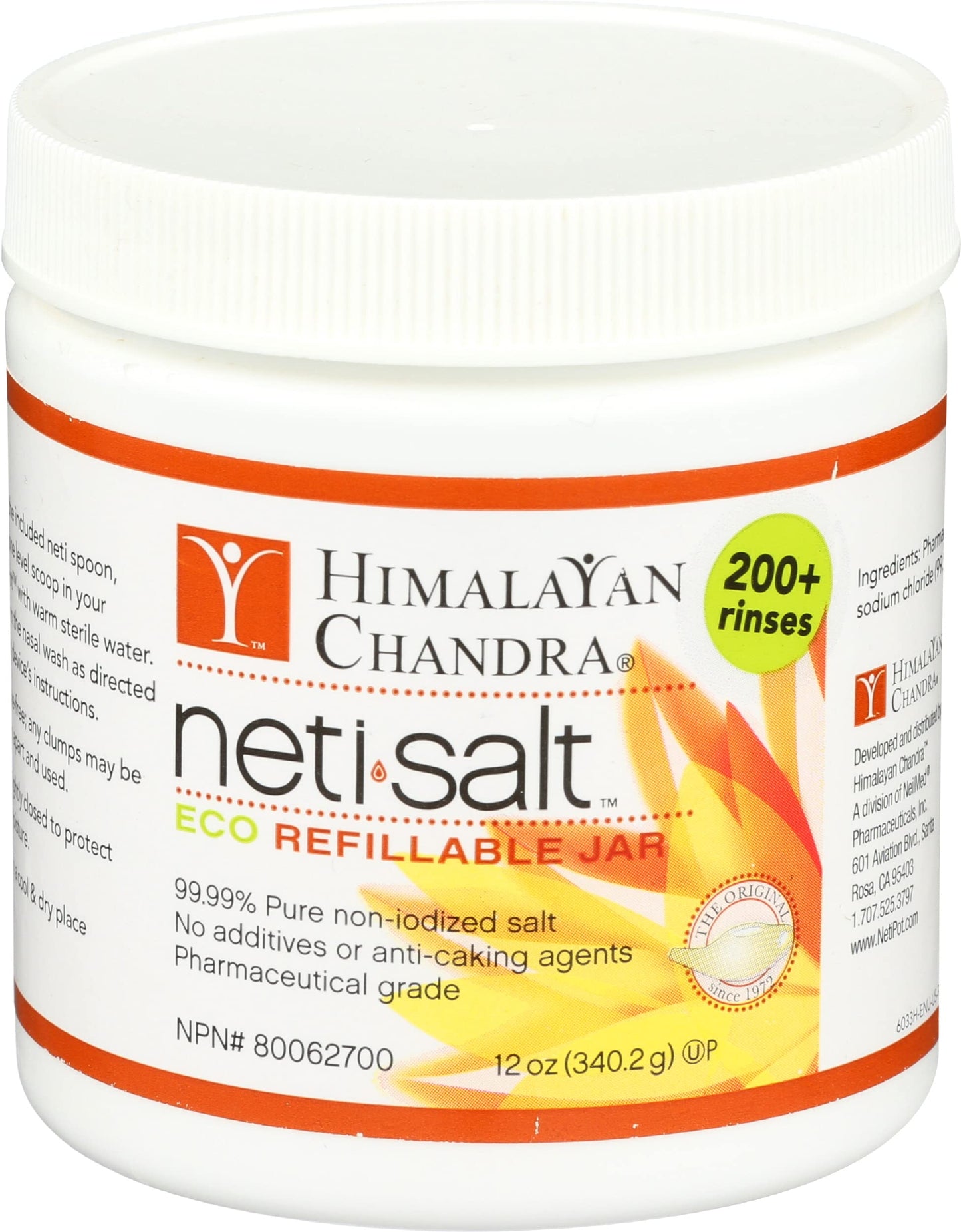 Himalayan Chandra Neti Salt, No Additives, 12 Ounces (Pack of 3) Beauty and Personal Care Himalayan Chandra