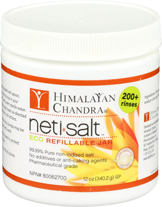 Himalayan Chandra Neti Salt, No Additives, 12 Ounces (Pack of 3) Beauty and Personal Care Himalayan Chandra
