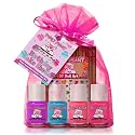 Piggy Paint | 100% Non-Toxic Girls Nail Polish | Safe, Cruelty-free, Vegan, & Low Odor for Kids | Birthday Cake Shake Set (4 Polish + Nail Art Gift Beauty & Personal Care Piggy Paint