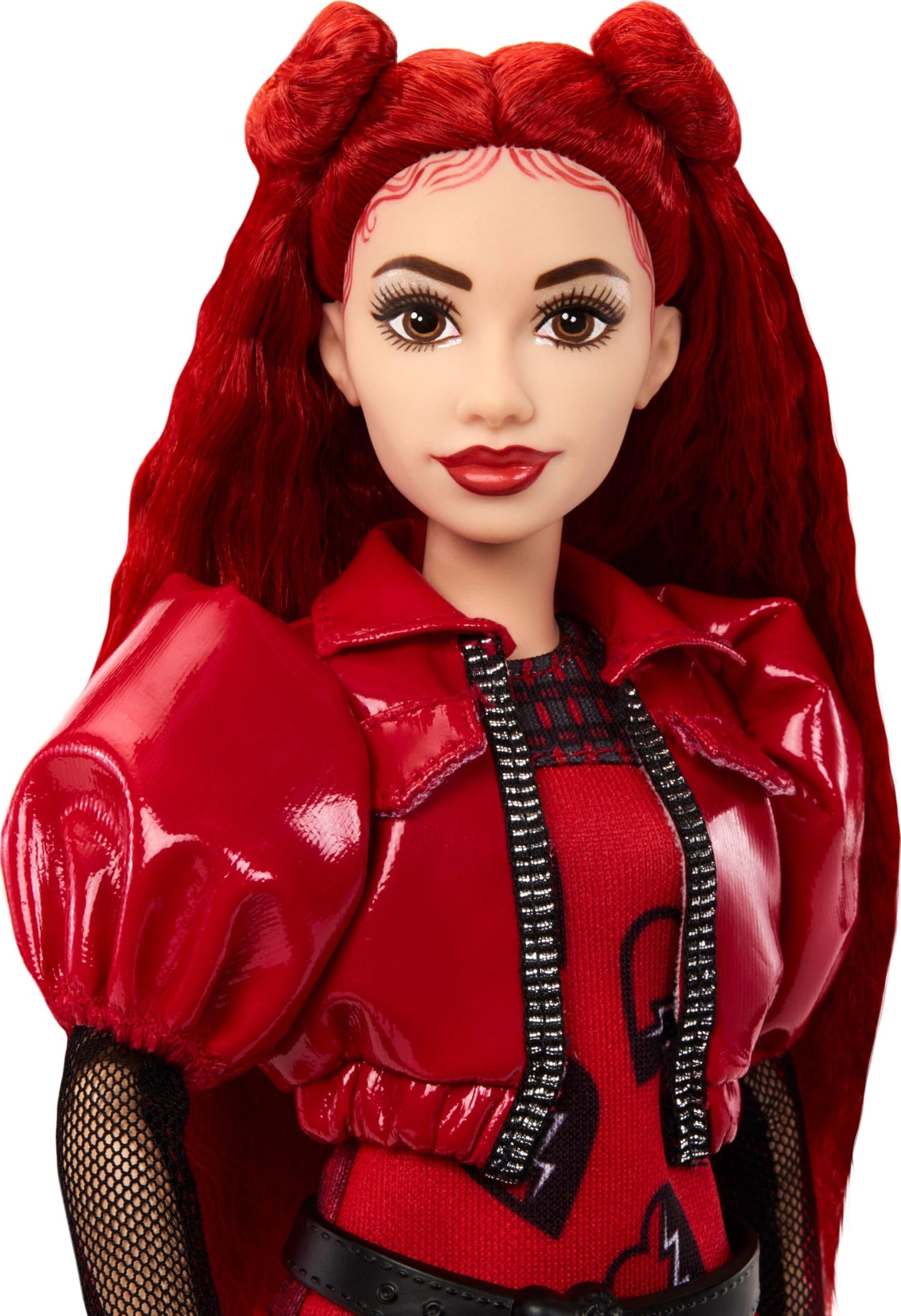 Mattel Disney Descendants: The Rise of Red Fashion Doll & Accessory - Red, Daughter of Queen of Hearts with Movie-Inspired Clothes & Pocket Watch
