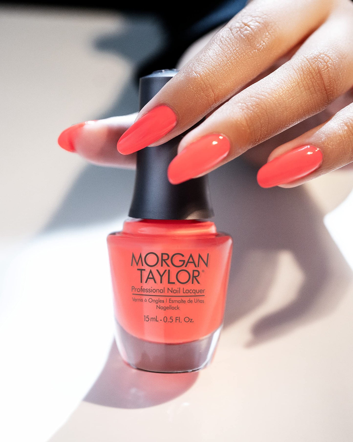 Morgan Taylor Nail Lacquer (Brights Have More Fun) Bright OrangeProfessional Lacquer, Vibrant, Chip-Resistant, Fast-Drying, Long-Lasting, High-Shine Beauty & Personal Care Morgan Taylor