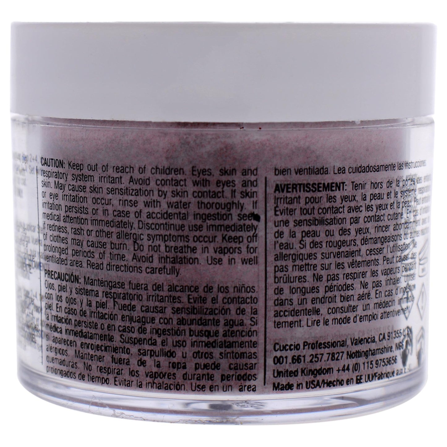 Cuccio Colour Powder Nail Polish - Lacquer For Manicures And Pedicures - Highly Pigmented Powder That Is Finely Milled - Durable Finish With A