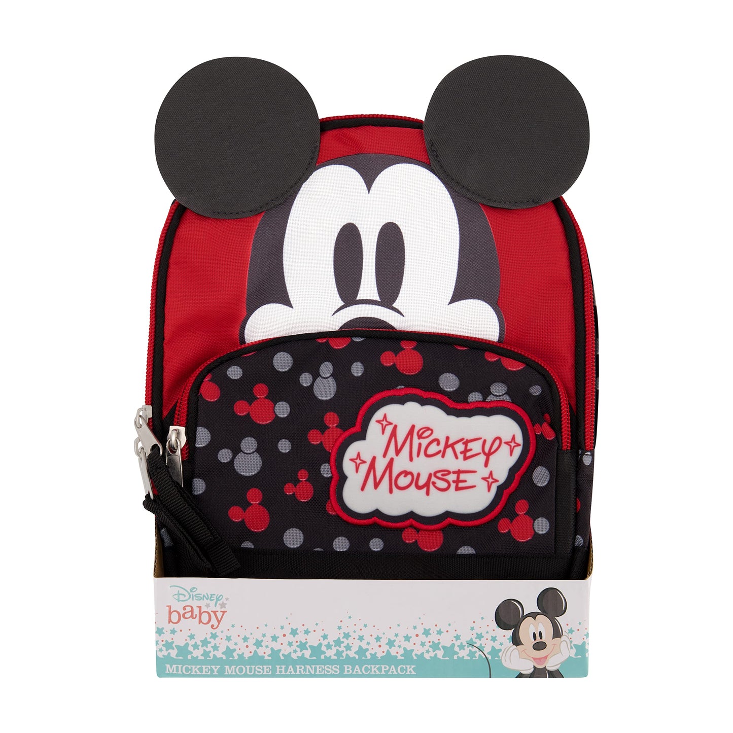 Disney Harness Backpack with Removable Tether - Travel Toddler Safety Backpack - Anti-Lost Kids’ Mini Backpack - Kids Baby Harness Backpack for Boys Girls