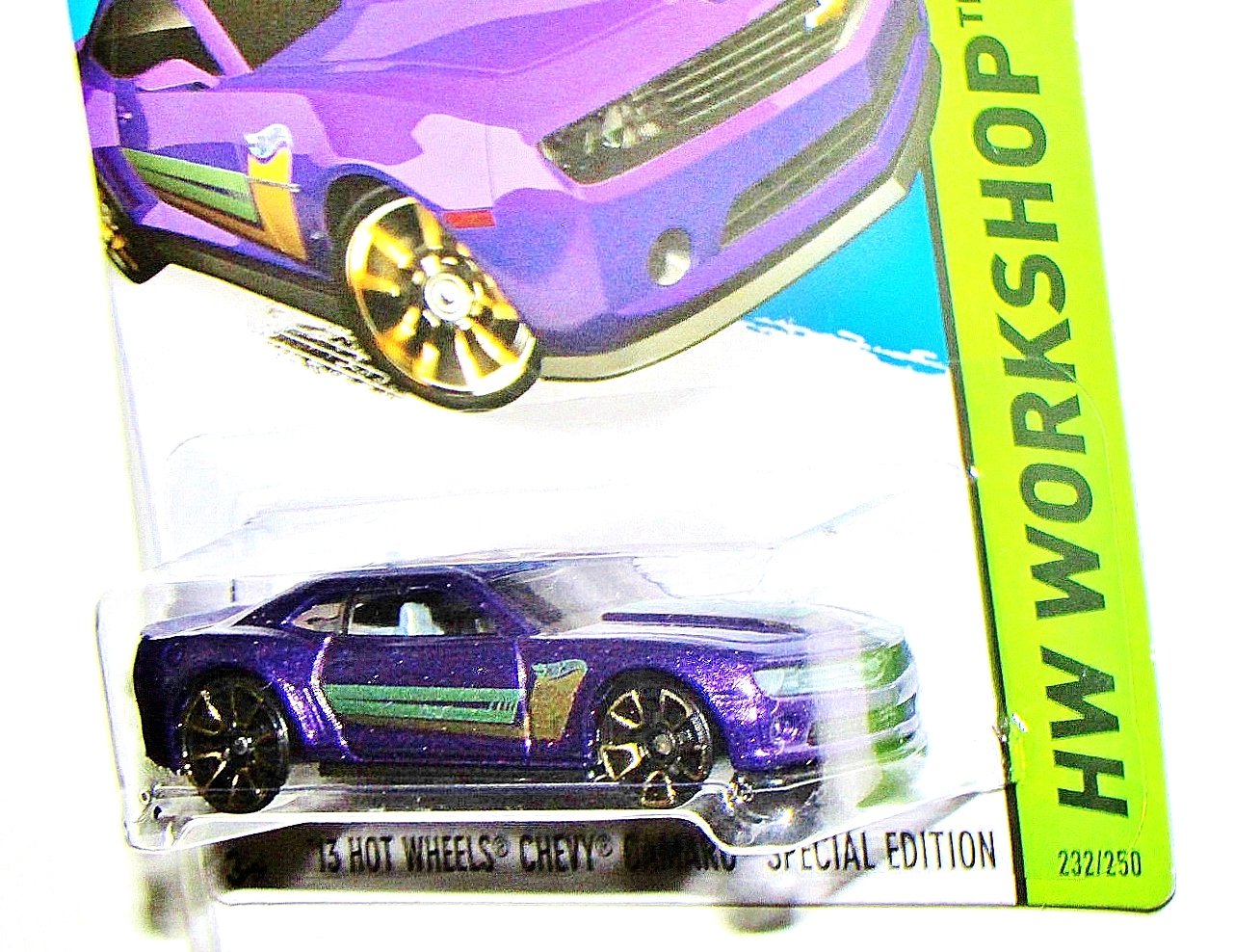 Hot Wheels, 2015 HW Workshop, '13 Hot Wheels Chevy Camaro Special Edition [Purple] 232/250