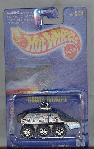 Hot Wheels 1991-63 Radar Ranger All Blue Card 1:64 Scale