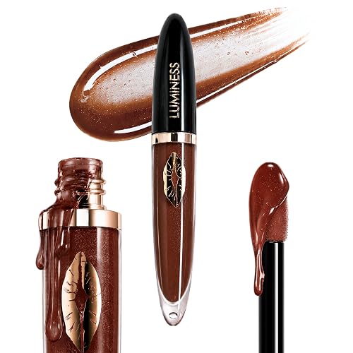 LUMINESS Hot Kiss Lip Plumper Gloss | Hydrating, Volumizing Lip Oil - Lip Gloss with Shea Butter & Vitamin E, Lip Stain, Lip Moisturizer, Long-Lasting
