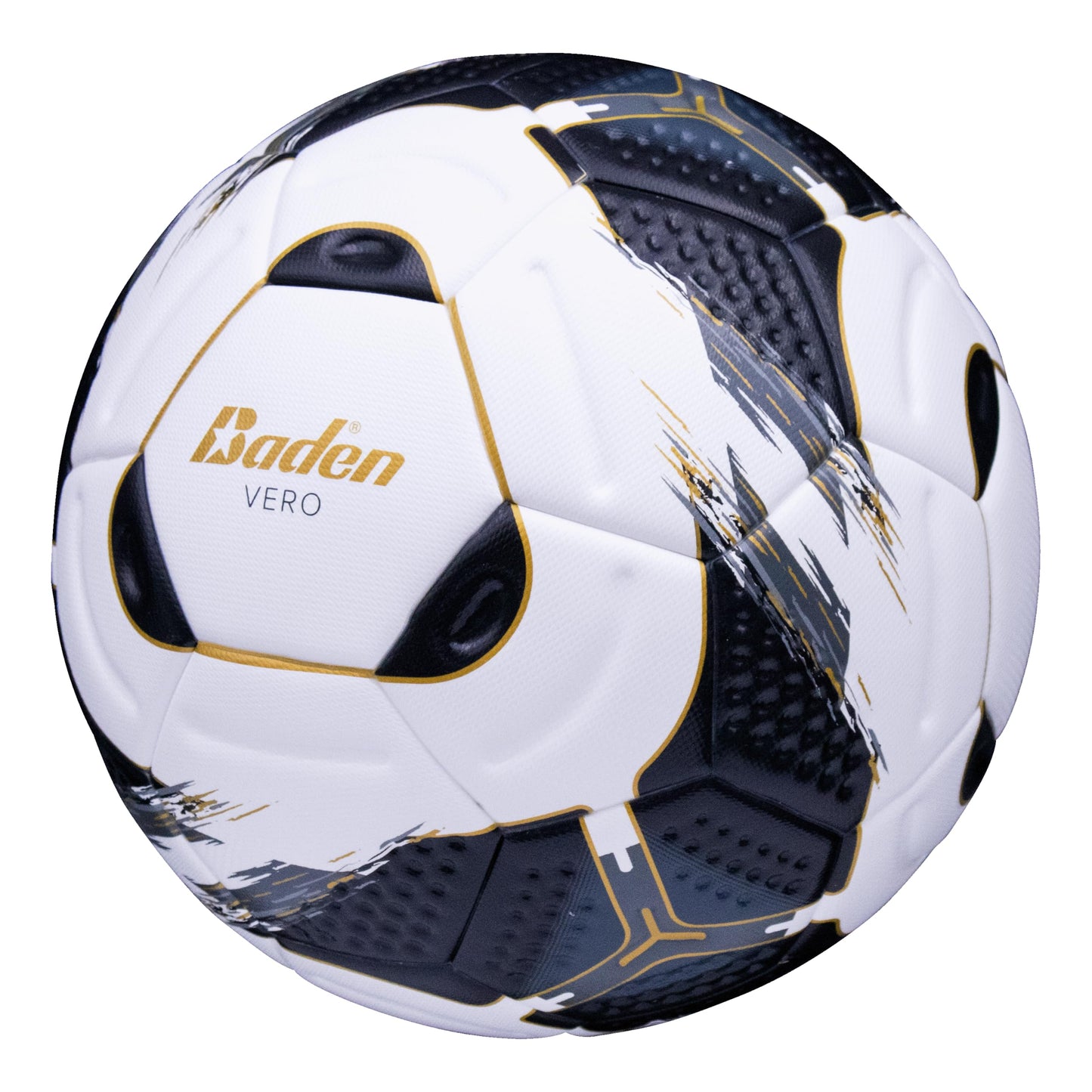 Baden | Vero | Thermal Bonded Soccer Ball | PU Cover with Dimpled Swirl Texture | All-Weather High-Performance Durability for Practice or Match…